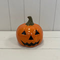 Orange Ceramic Pumpkin