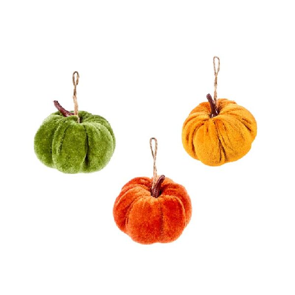 Special Offer MiniKin Pendant Velvet Pumpkin Decoration