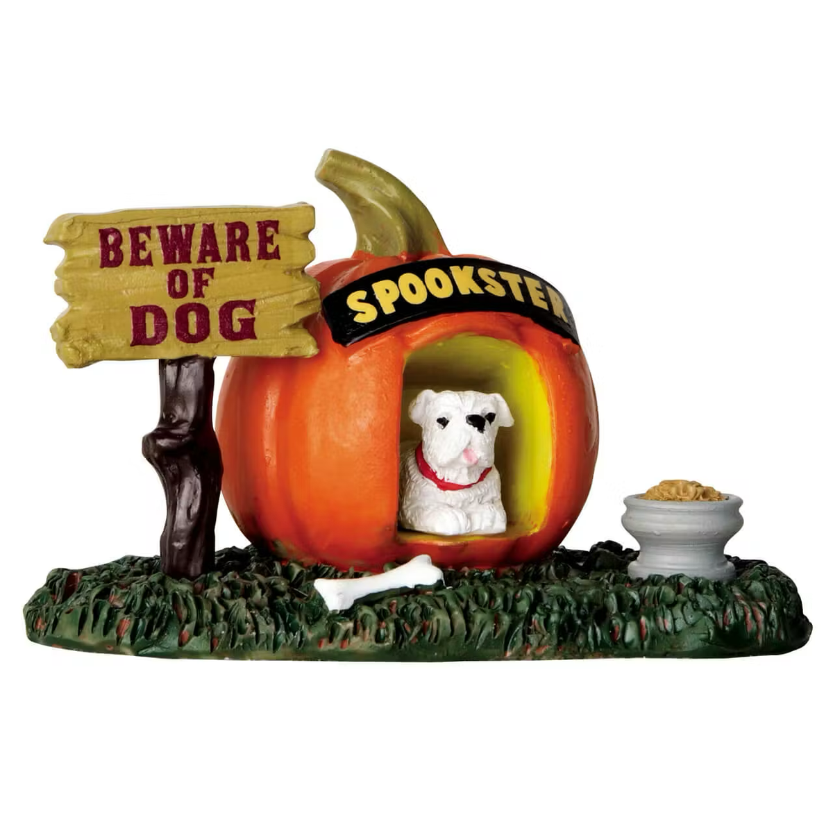 Lemax Spooky Town - Pumpkin Doghouse Halloween Village Figurine