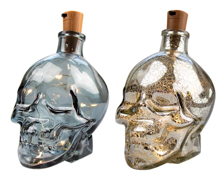 Halloween Light Up Skull