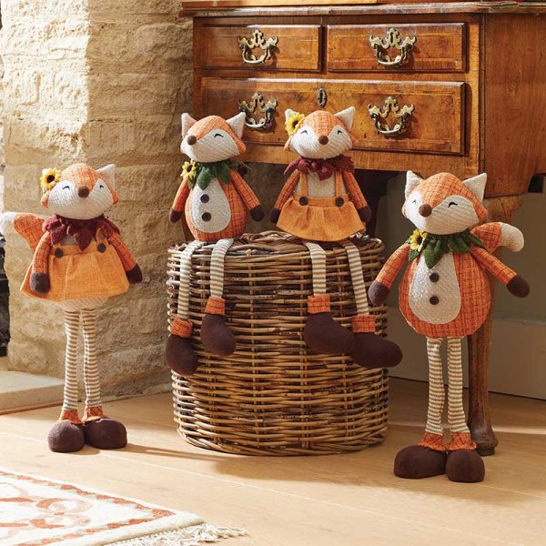 Autumn Mrs Fox Gonk - Seated with Dangly Legs