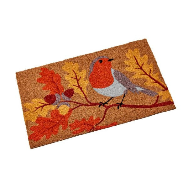 Robins Oak Autumn Decoir Door Mat