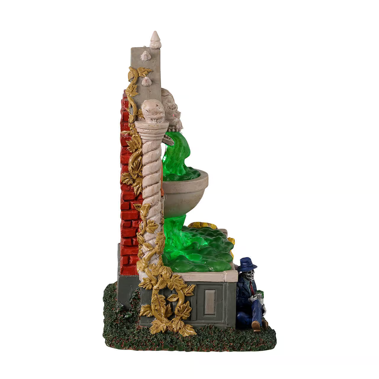 Lemax Spooky Town - Grime And Slime Spring with Lights Battery Operated