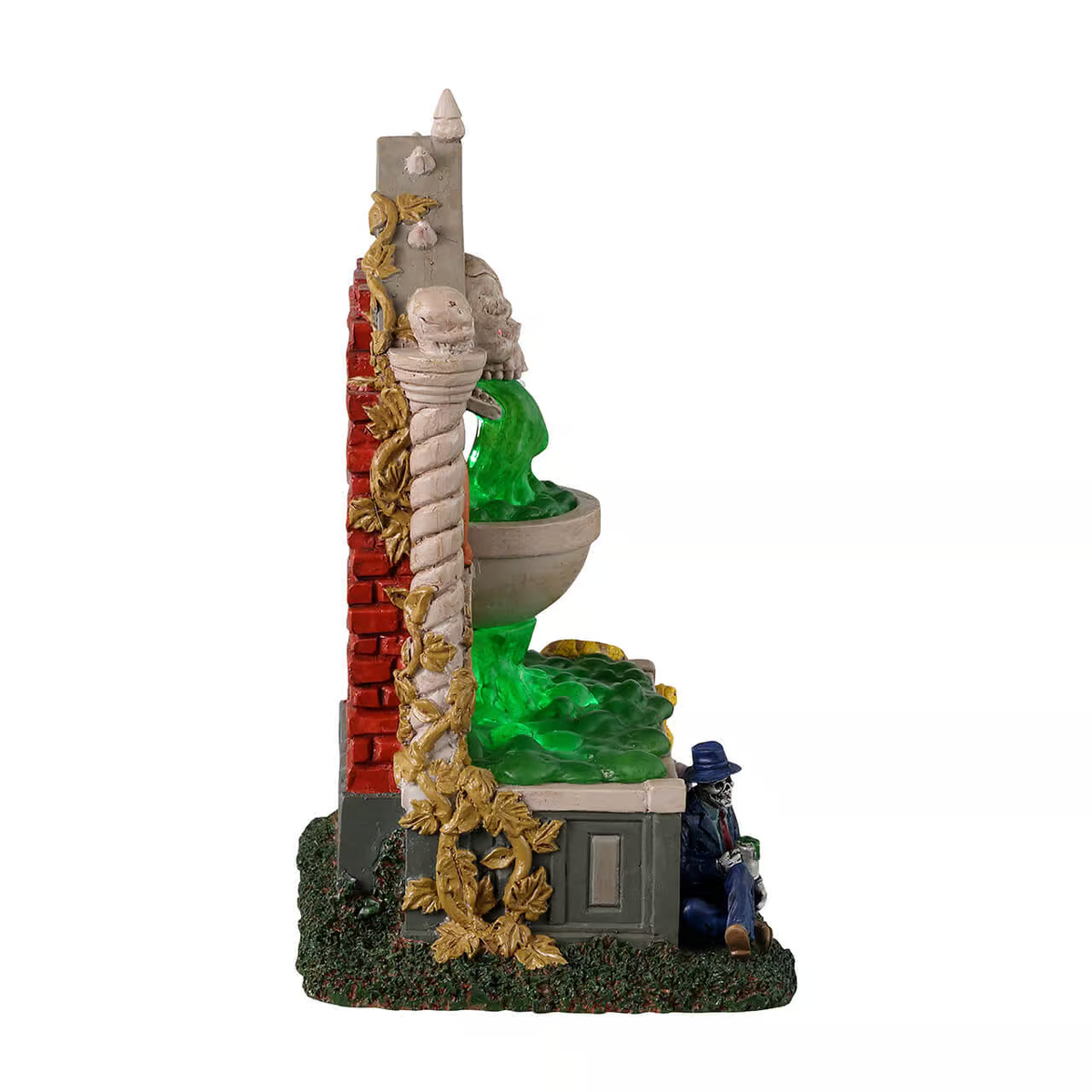 Lemax Spooky Town - Grime And Slime Spring with Lights Battery Operated