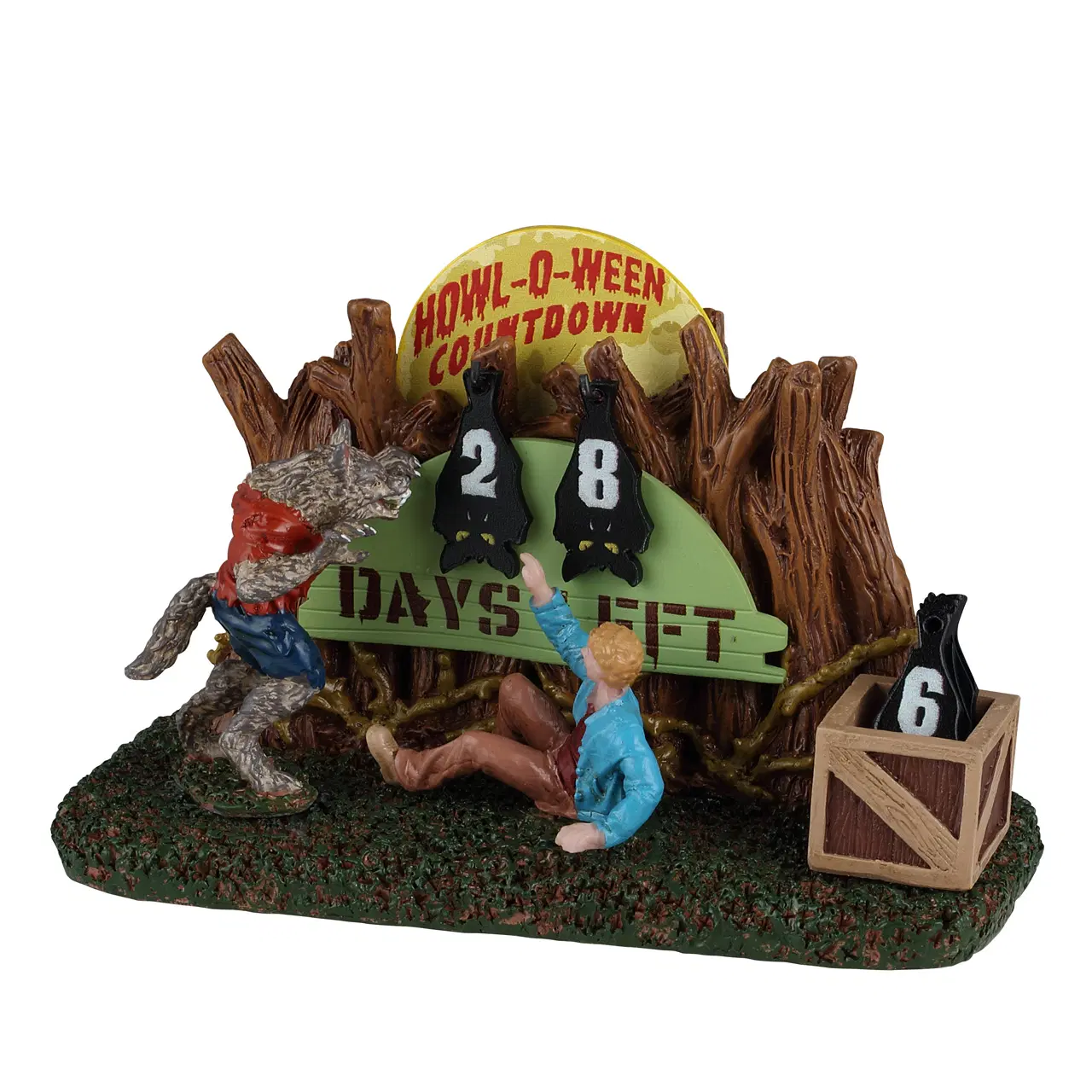 NEW Lemax Spooky Town - Howl-O-Ween Countdown