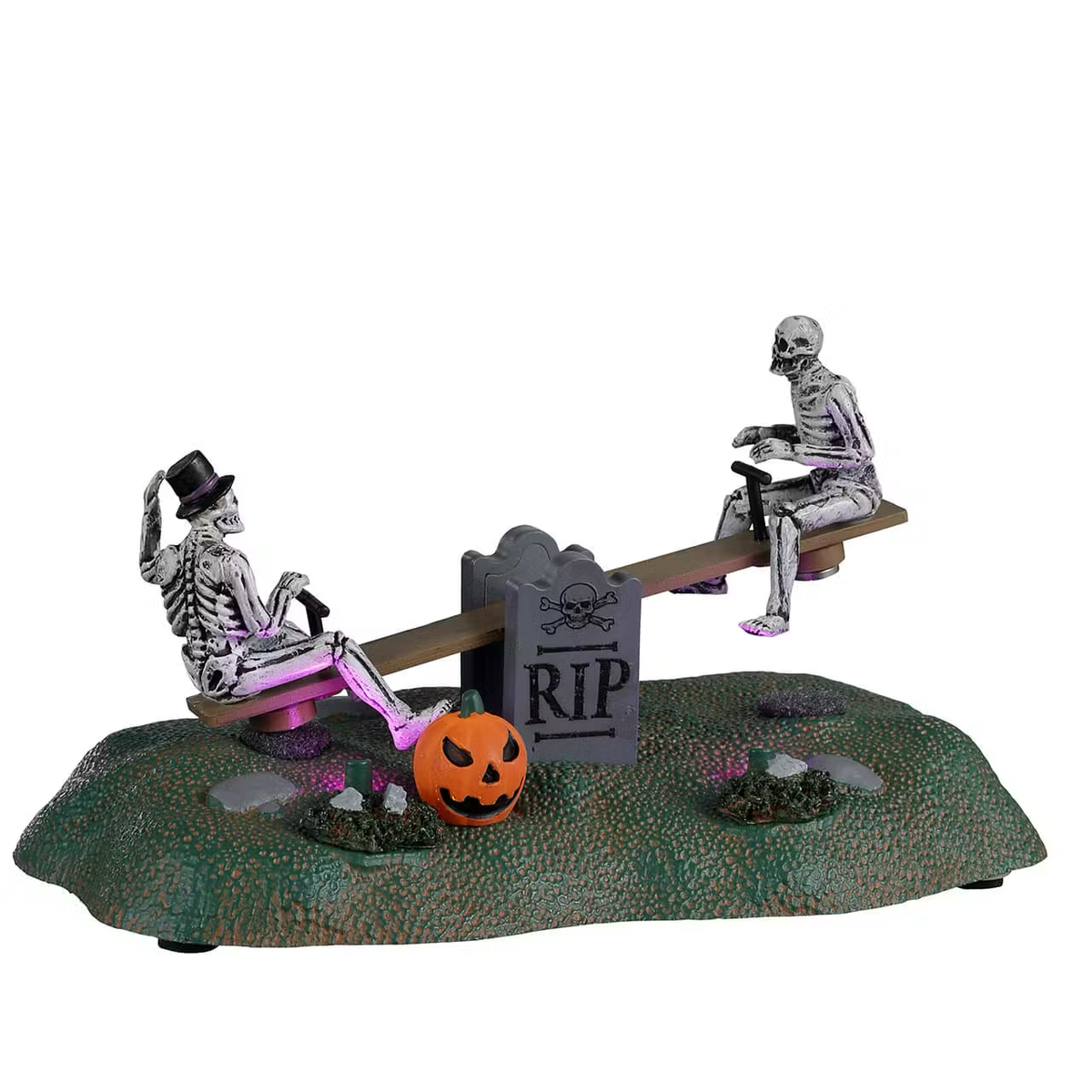 Lemax Spooky Town - Tombstone See-Saw Animated