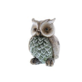 Light & Dark Grey Woodland Owl Ornament - 12cm