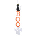 Hanging Orange Halloween BOO sign - 90cm