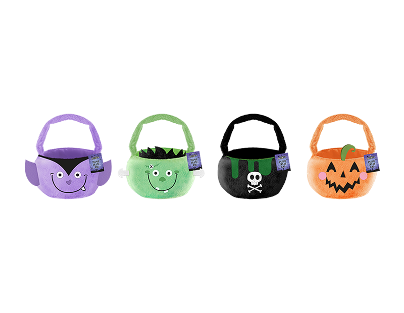 Halloween Plush Treat Bucket