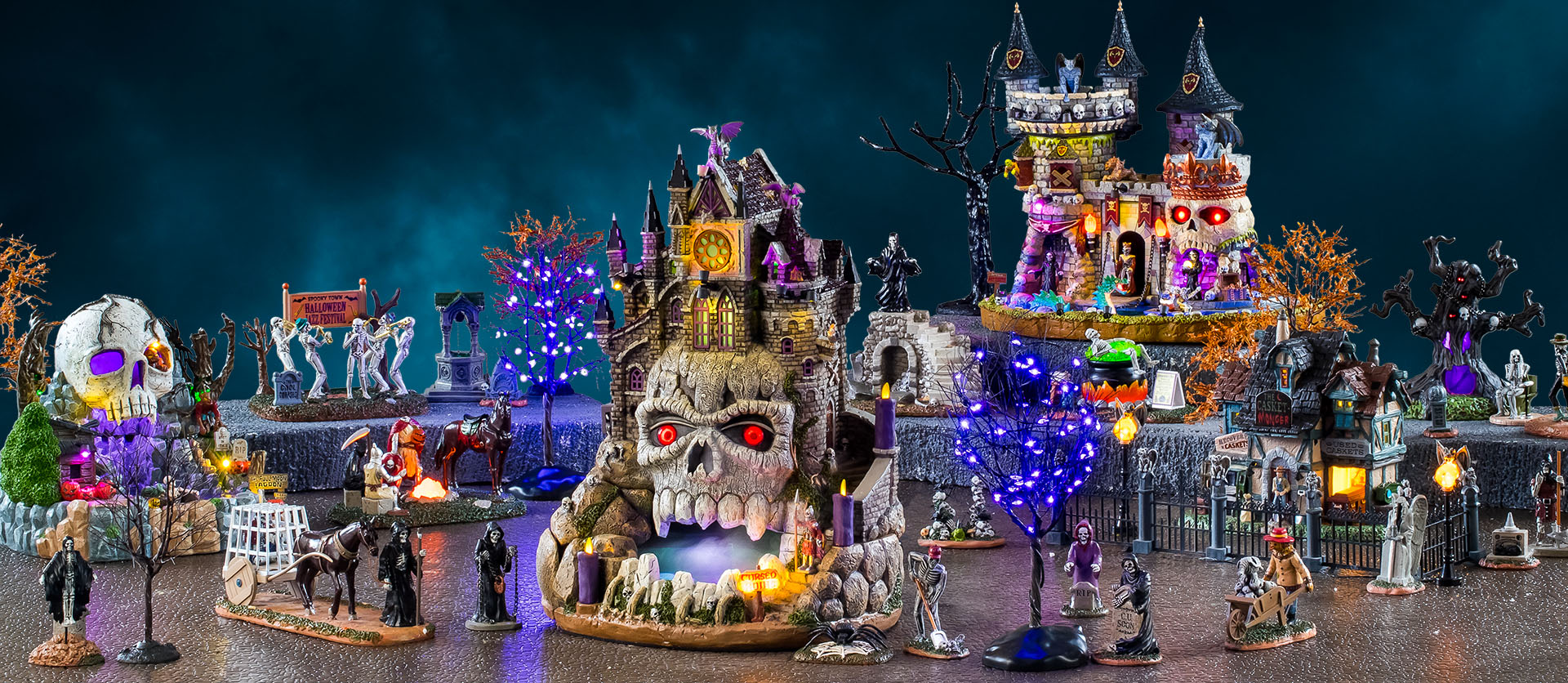 How to create a Lemax Spooky Town Halloween Village?