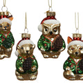 Forest Animals Christmas Handing Bauble 7.5cm
