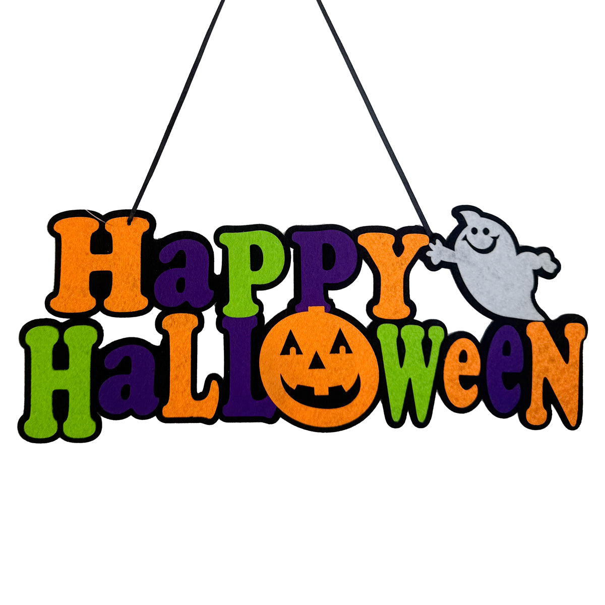 Happy Halloween Felt Hanging Decoration - 36cm
