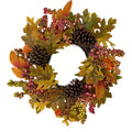 Mixed Autumn Wreath with Berries & Pinecones - 40cm