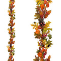 Mixed Autumn Leaves, Berries & Pinecones Garland - 1.8m