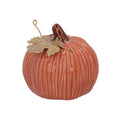 Gisela Graham Stoneware Orange Pumpkin Ornament - 8cm