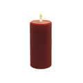 LED Candle Red 7.5x15cm