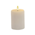 LED Candle White 7.5x10cm