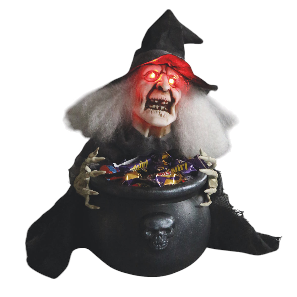 LED Animated Witch Bowl - 38cm