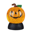 Halloween Pumpkin Glitter Water Spinner - 16cm