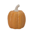 Gisela Graham - Orange Woven Pumpkin Ornament