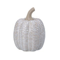 Gisela Graham - White Porcelain Woven Ornament
