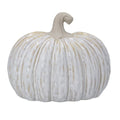 Gisela Graham - White Porcelain Semi-3D Pumpkin Ornament