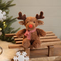 Santa's Magical Feast Christmas Rudolph The Reindeer With Scarf 22cm