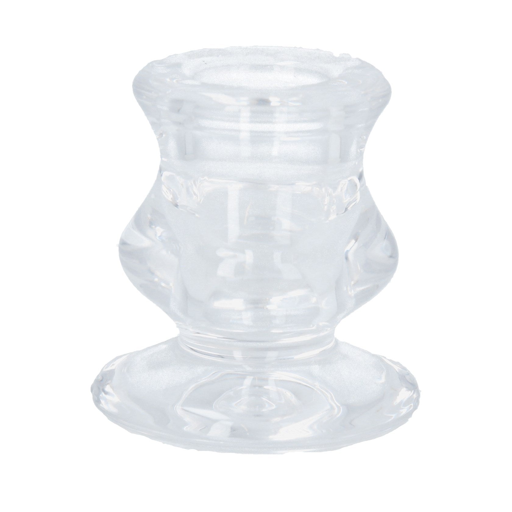Gisela Graham - Glass Clear Candlestick