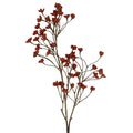 Gisela Graham Antique Orange Plum Blossom Branch - 92cm
