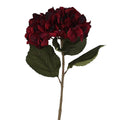 Gisela Graham - Antique Burgundy Giant Hydrangea Stem - 84cm