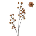 Gisela Graham - Antique Yellow Mini Morning Glory Spray - 79cm
