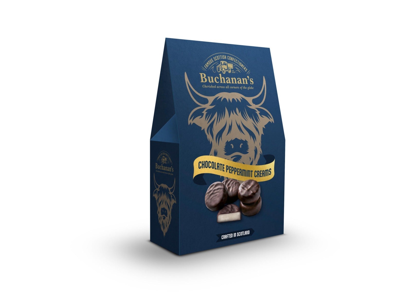 Buchanan's Box of Dark Chocolate Peppermint Creams 150g