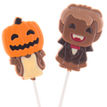 Belfine Halloween Character Chocolate Lollipop Vampire or Pumpkin - 25g