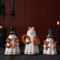 Halloween Spooky Ghost Figurines - Set of 3