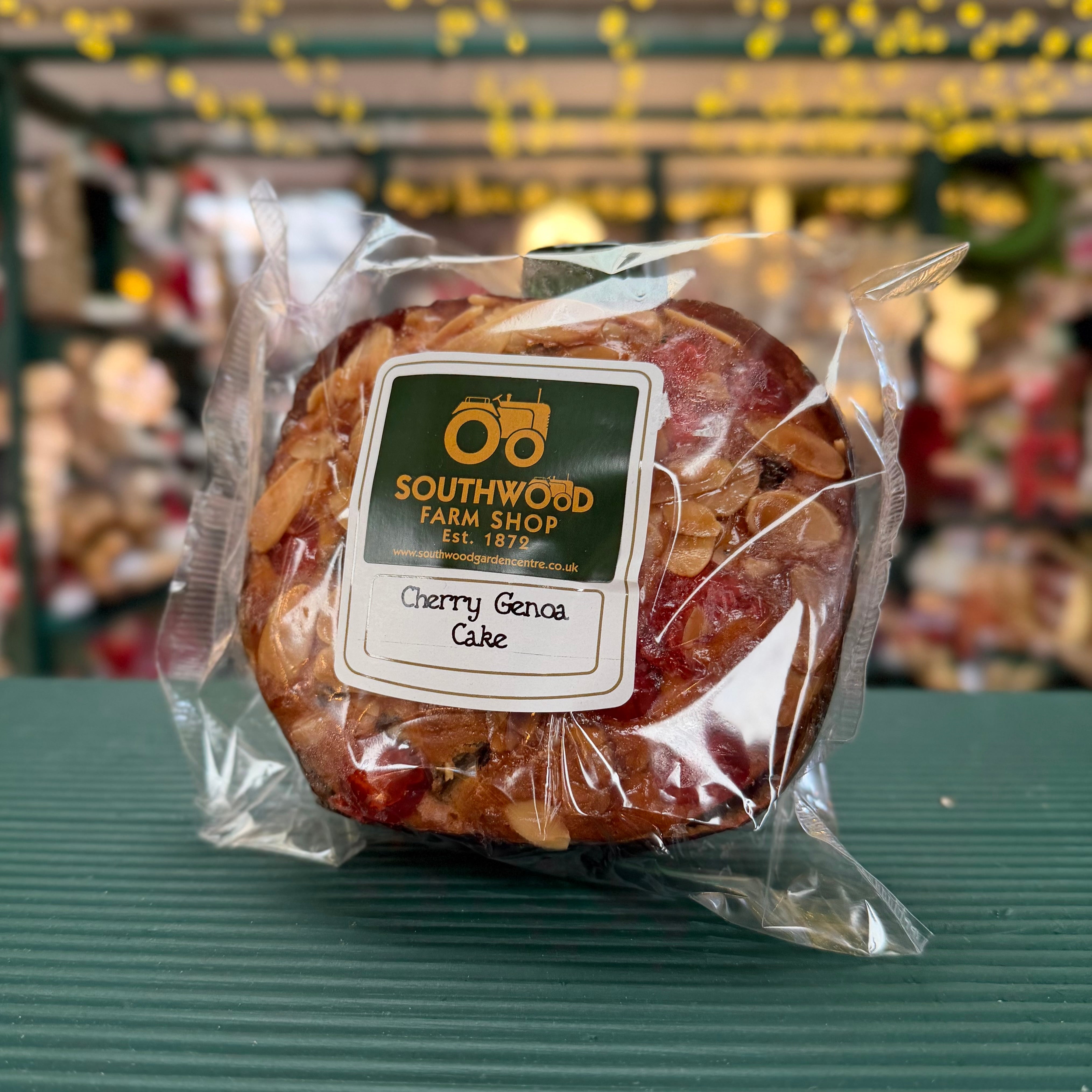 Southwood Farmshop Round Cherry Genoa Cake