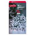 Premier - Cold / Cool White LED Multi Action SupaBrights Christmas Lights