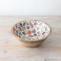 Autumnal Wooden Bowl 23cm