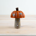 Halloween House Ornament with Pumpkin Roof  11cm