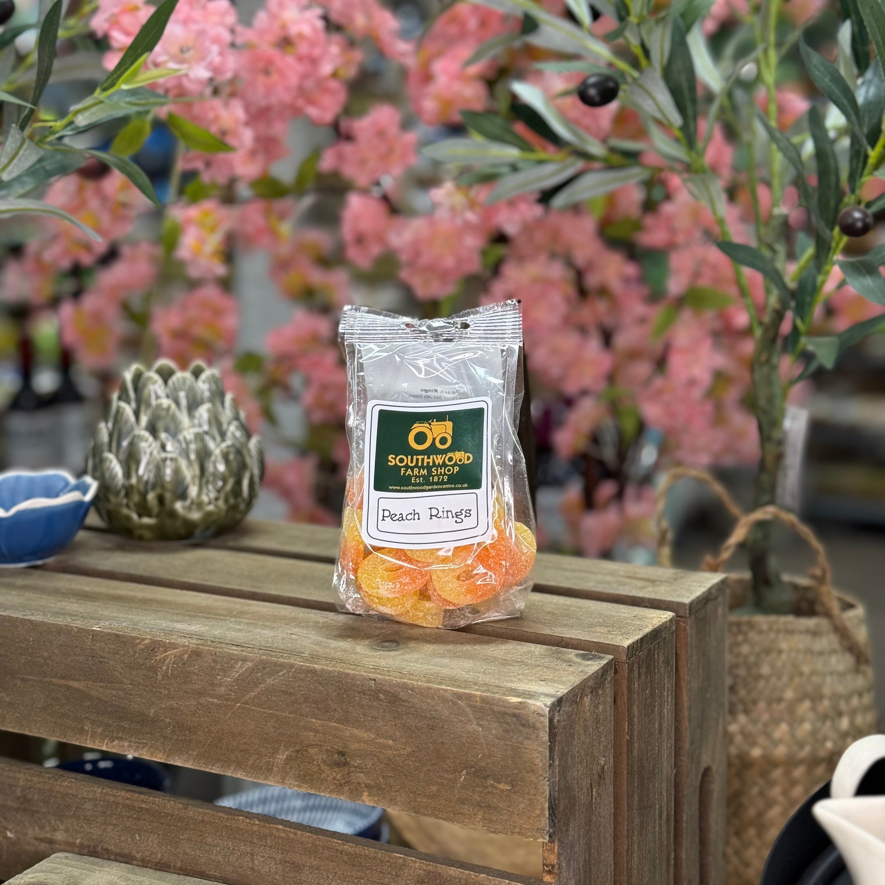 Southwood Farmshop -Fizzy Peach Rings 140g