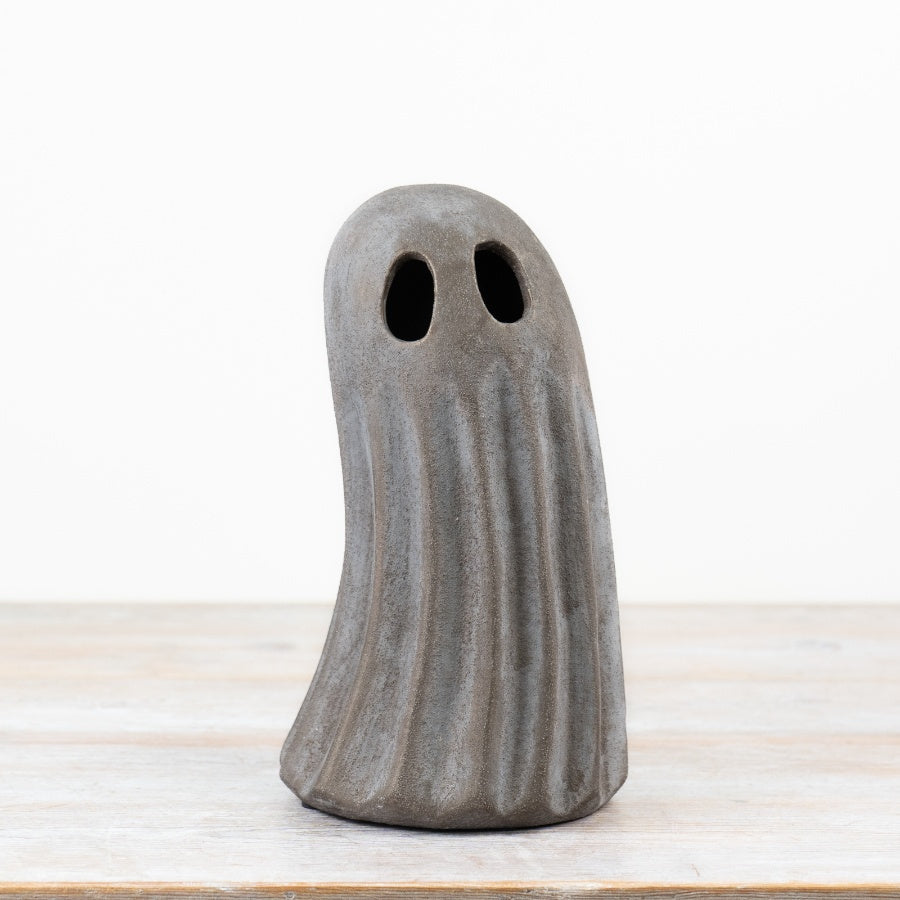 Halloween Grey Standing Ghost Ornament 26.5cm