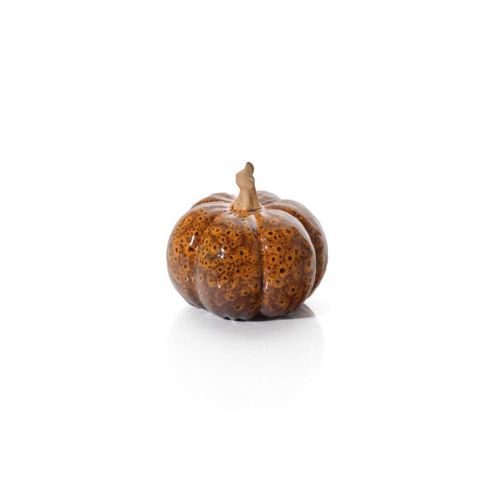 Pumpkin Ornament With Mottled Effect