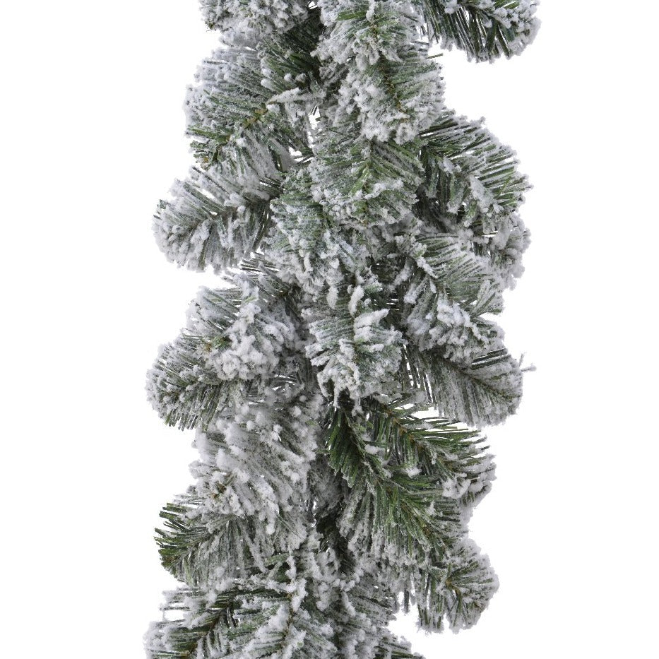 Snowy Imperial Christmas Garland - 25(D) x 270cm