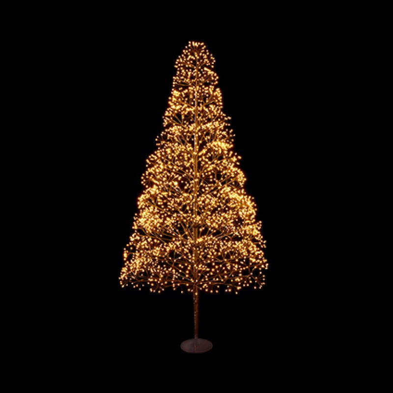 Premier 1.8m Ultrabright Tree with 3010 Warm White LEDs Black Confetti