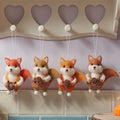 Autumn Fox Holding Pinecone Hanging Pendant