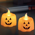 Jack-O'-Lantern LED Candles - Pack of 2