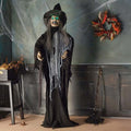 Animated Cackling Witch - 1.9m