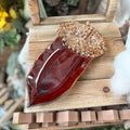 Ceramic Ombre Acorn Decorative Plate