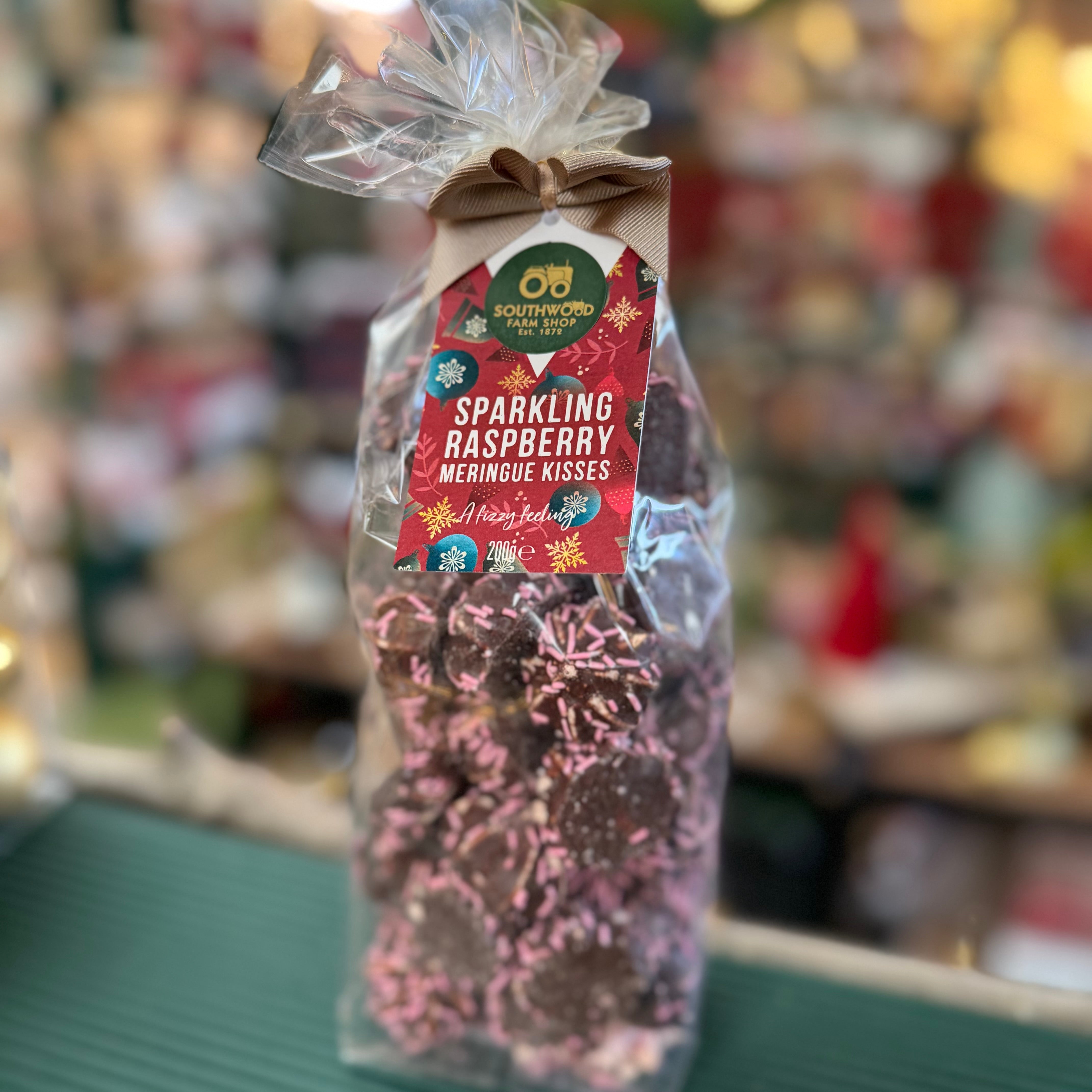 Southwood Farmshop Sparkling Raspberry Meringue Kisses - 200g