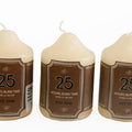 Overdipped Church Pillar Candle - 7.5cm