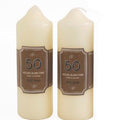 Overdipped Church Pillar Candle - 15cm